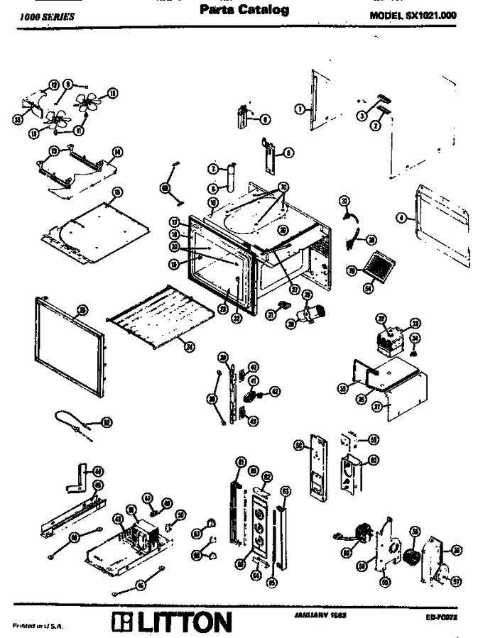 Diagram for SX1021.000 (BOM: SX1021.00 0)