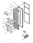 Diagram for 13 - Ref Door