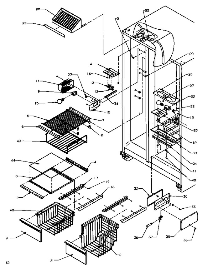 Diagram for SXD20Q2L (BOM: P1162508W L)