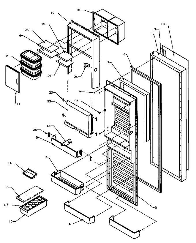 Diagram for SXD20QP2E (BOM: P1162510W E)