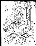 Diagram for 16 - Ref Shelving And Drawers