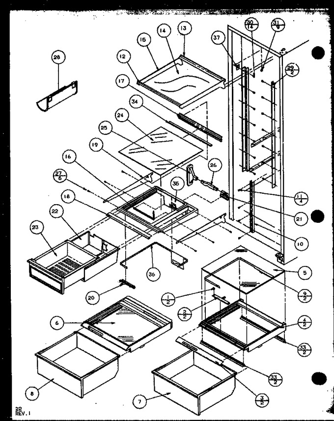 Diagram for SXD22M2W (BOM: P1155002W W)