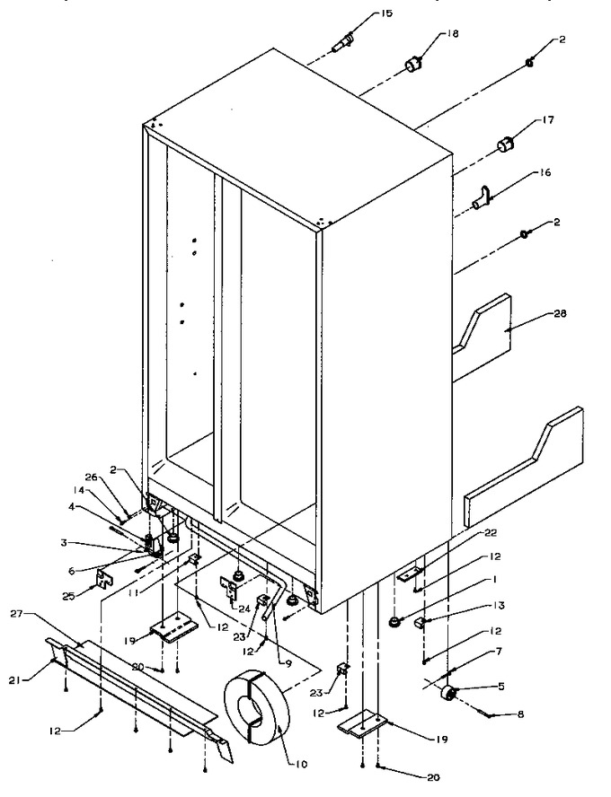 Diagram for SXD25QA3W (BOM: P1181310W W)