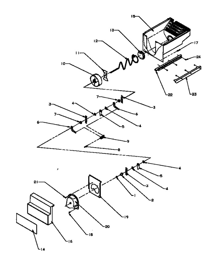 Diagram for SXD25NP2L (BOM: P1162433W L)