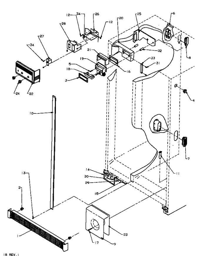 Diagram for SXD25NW (BOM: P1162419W W)