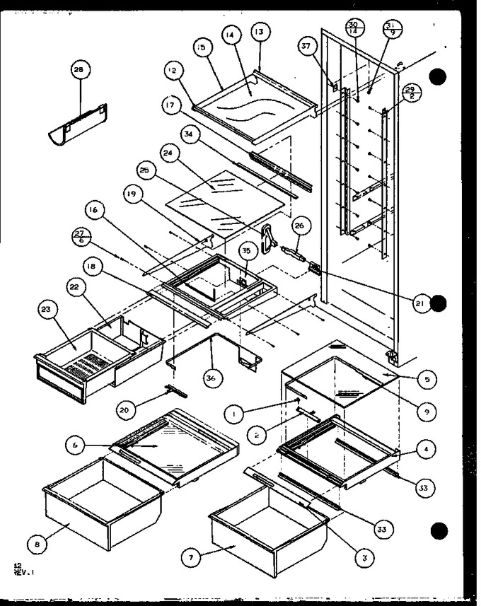 Diagram for SXD25JP (BOM: P1104006W)