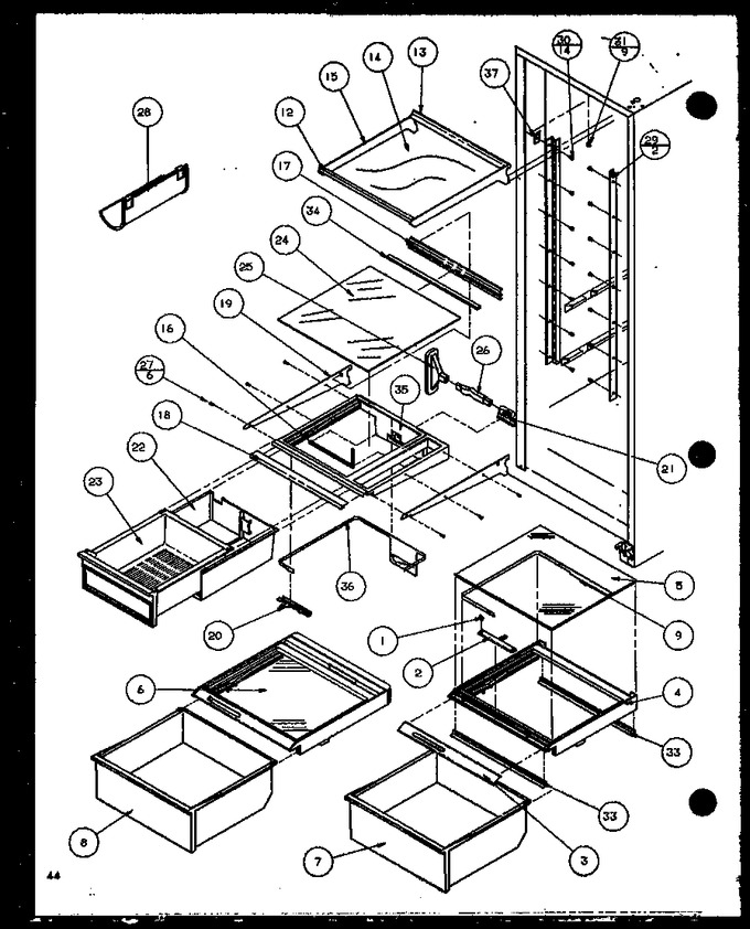 Diagram for SXD25JB (BOM: P1116404W)