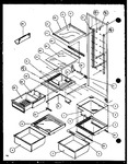 Diagram for 12 - Ref Shelving And Drawers