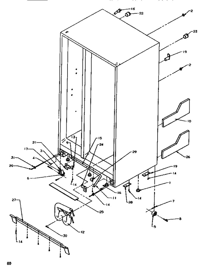 Diagram for SXD520SW (BOM: P1182401W W)