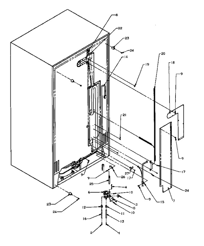 Diagram for SXDE27QL (BOM: P1162208W L)