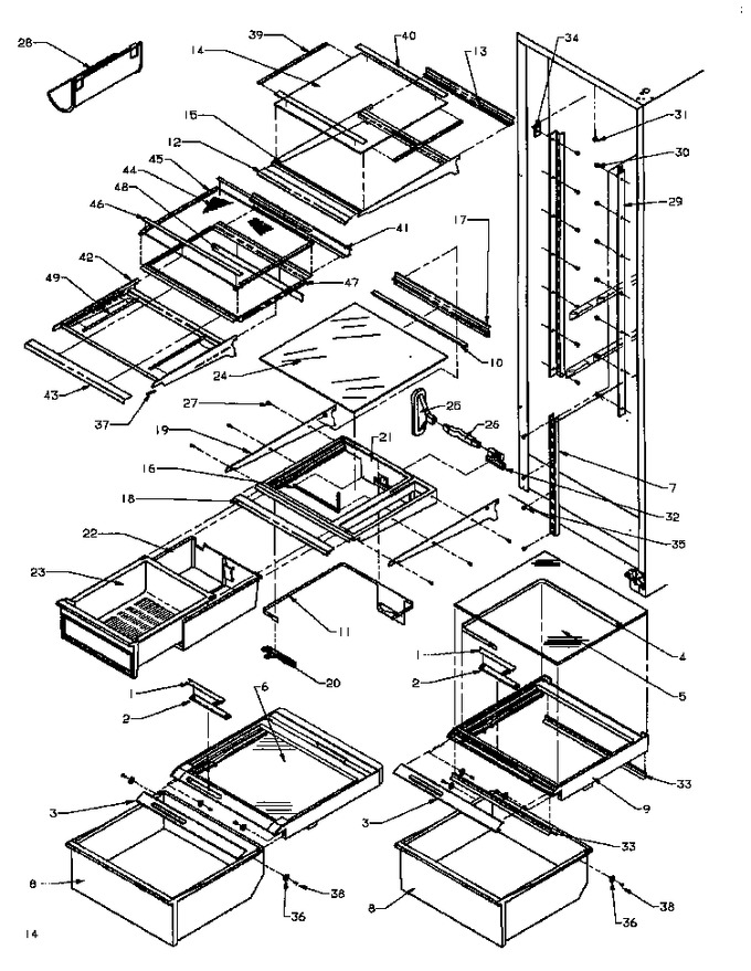 Diagram for SXDE27QL (BOM: P1162208W L)