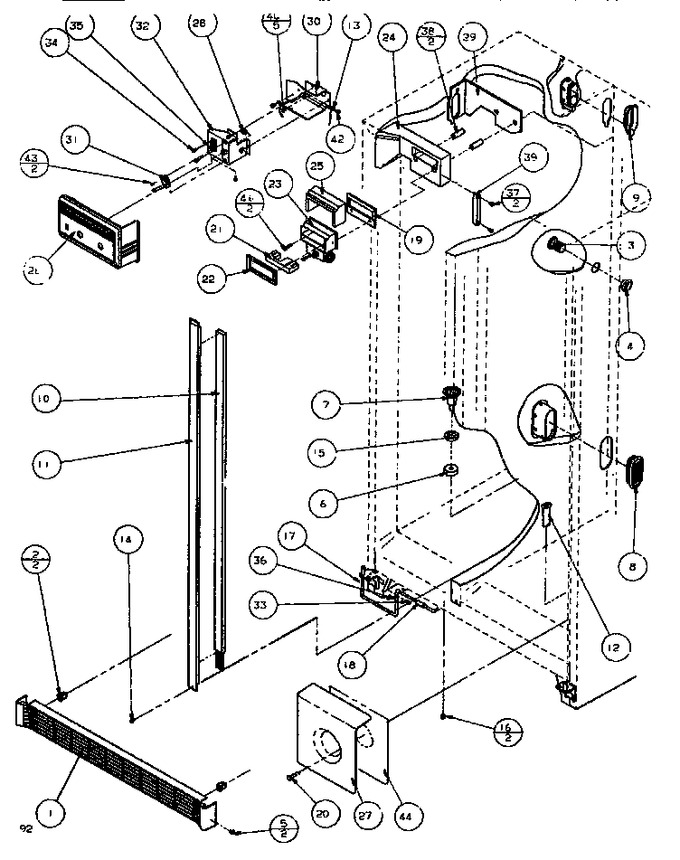 Diagram for SXDE522M (BOM: P1164002W)