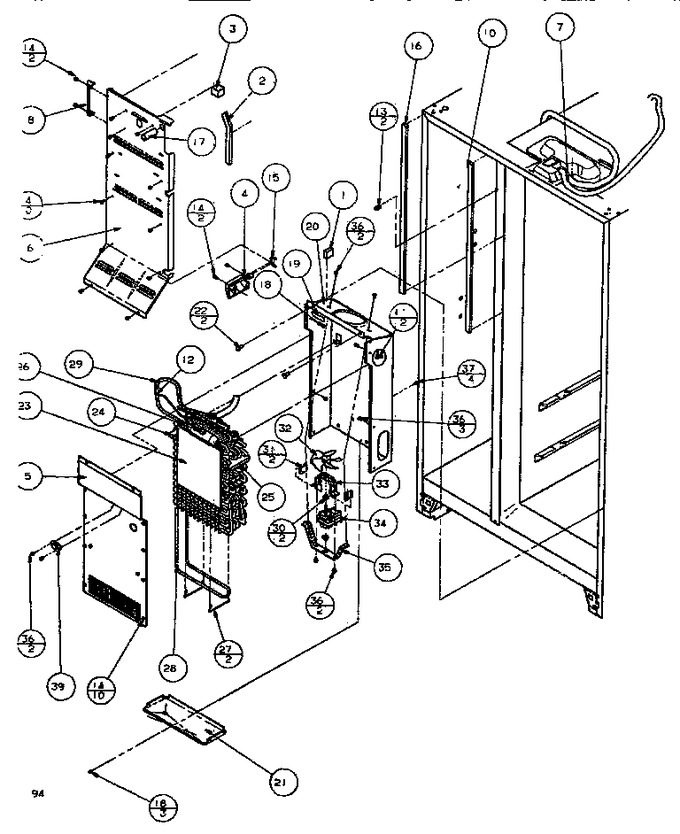 Diagram for SXDE526M (BOM: P1164001W)