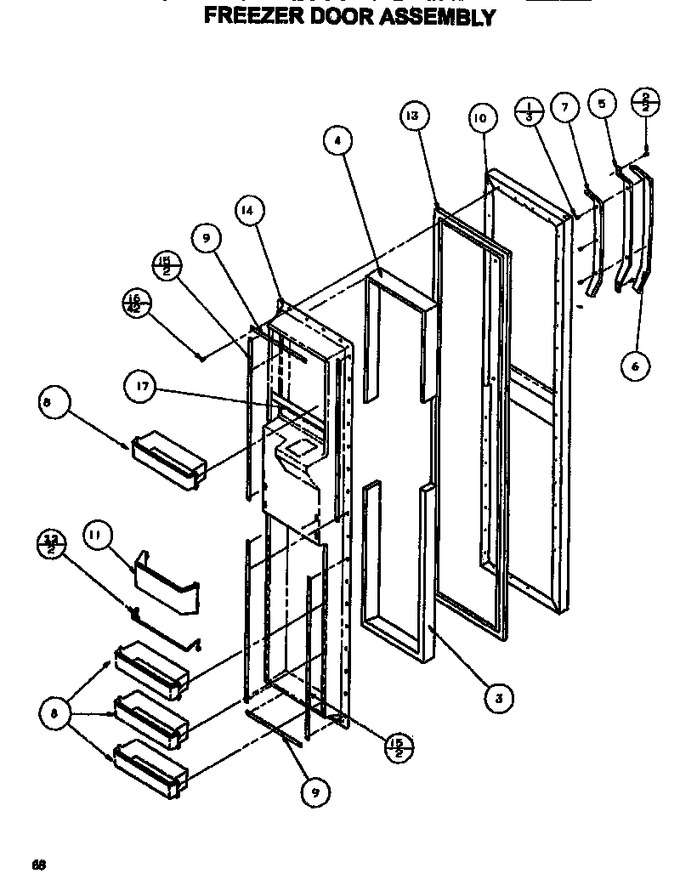 Diagram for SXDE528MW (BOM: P1173401W)