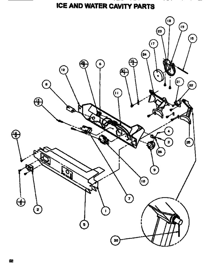 Diagram for SXDE528MW (BOM: P1173401W)