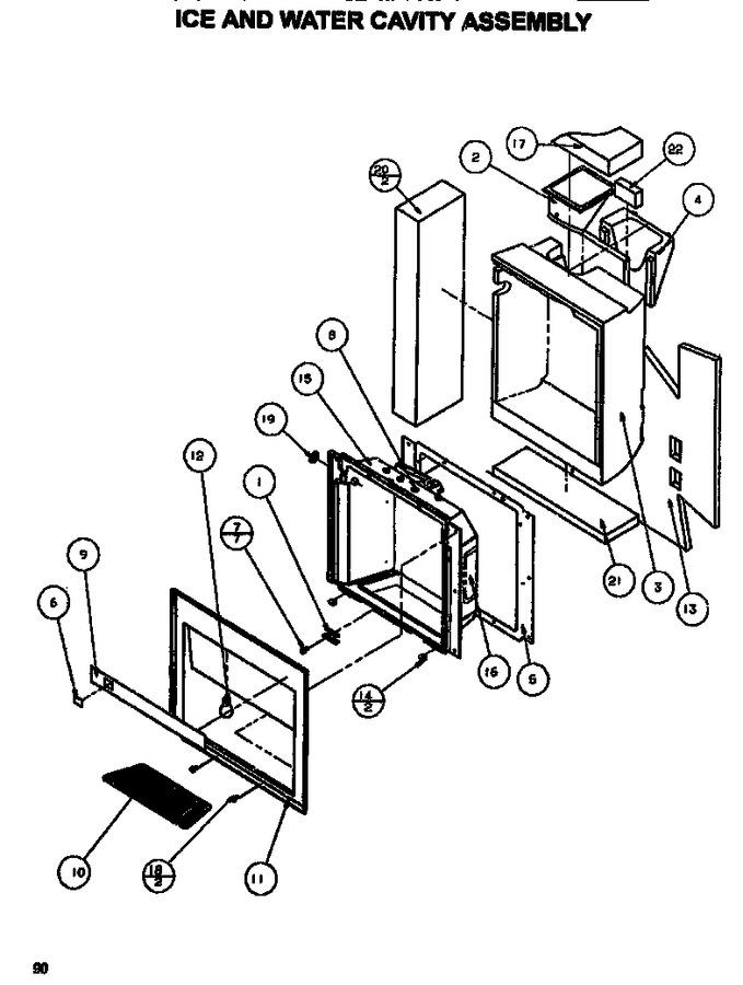 Diagram for SXDE528MW (BOM: P1173401W)