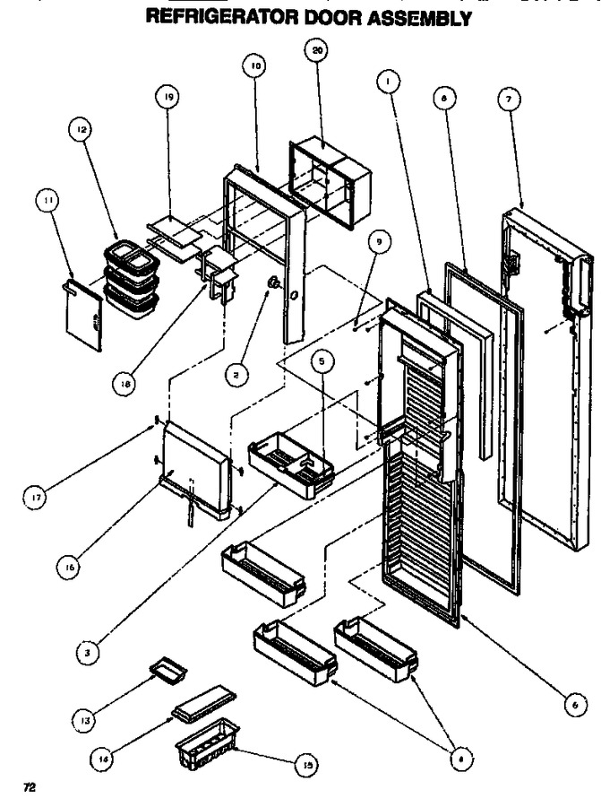 Diagram for SXDE528MW (BOM: P1173401W)