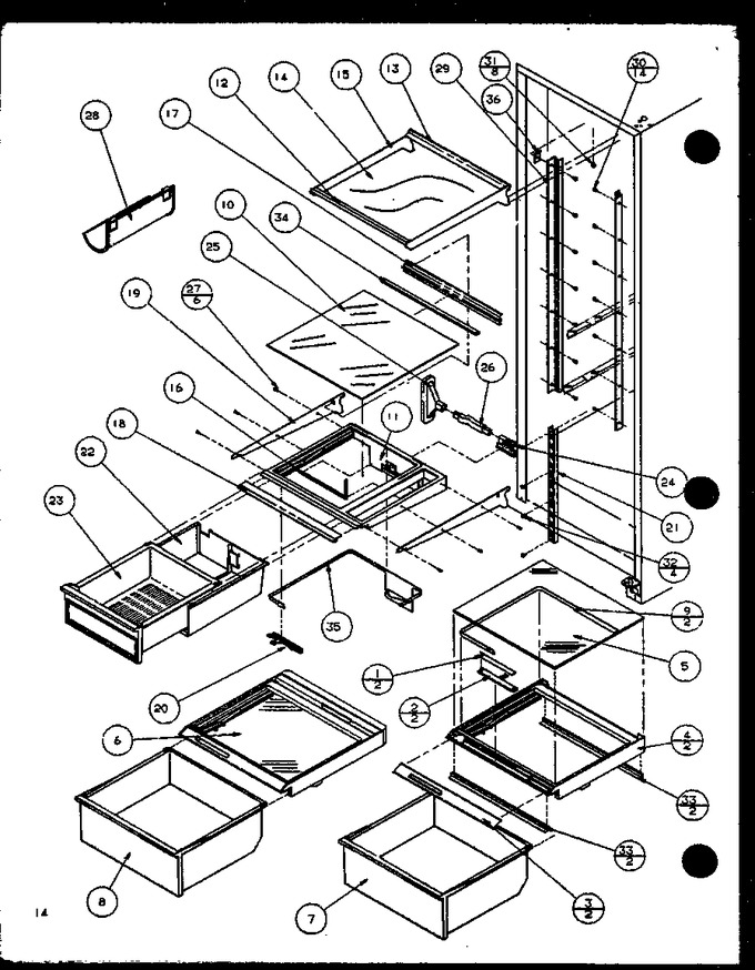 Diagram for SZ22MBW (BOM: P1120610W W)