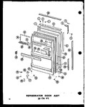 Diagram for 08 - Ref Door Assy 23 Cu. Ft.