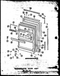 Diagram for 08 - Ref Door Assy 23 Cu. Ft.