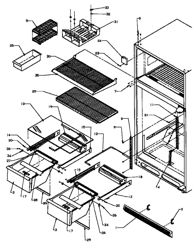 Diagram for TK18R3W (BOM: P1181710W W)