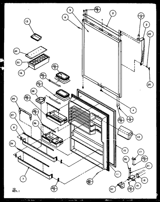 Diagram for TG18RBG (BOM: P1158302W G)