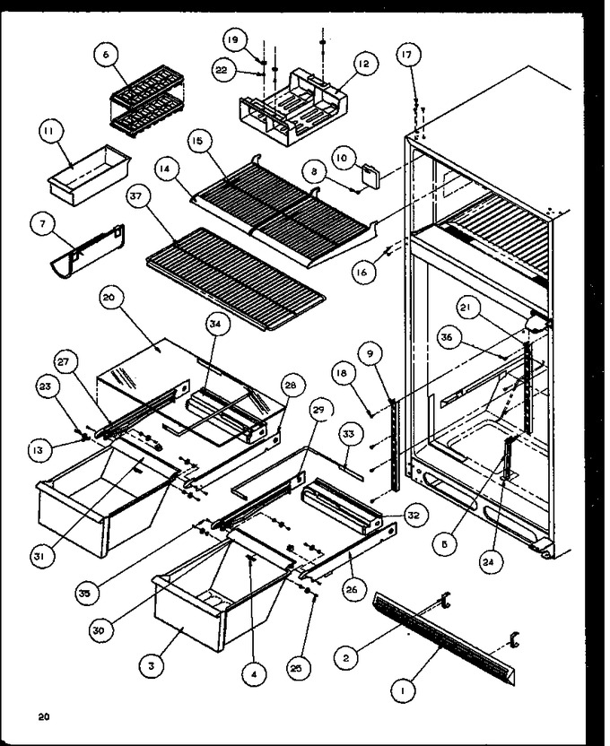 Diagram for TZ18RG (BOM: P1158405W G)