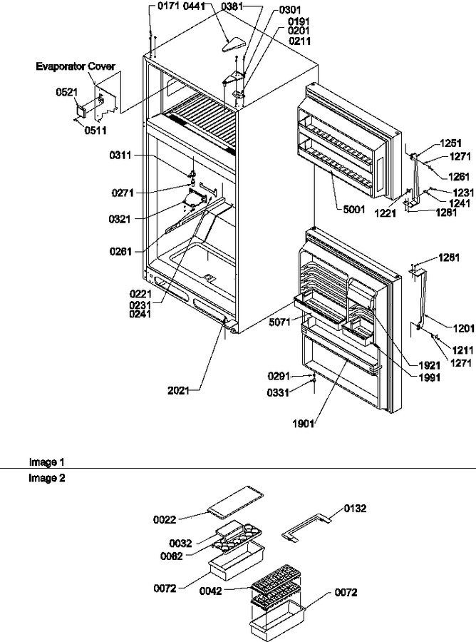 Diagram for THI21TE (BOM: P1302602W E)