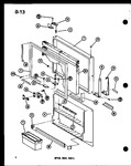 Diagram for 06 - Upper Door Parts