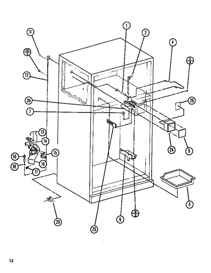 Diagram for TLI18N (BOM: P1106220W)