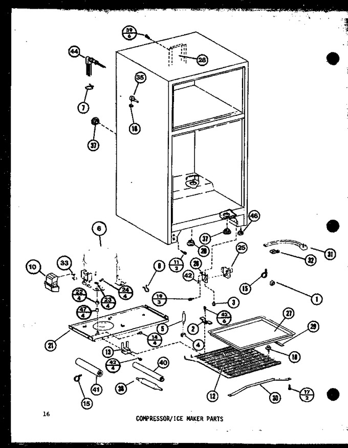 Diagram for TM14H1A (BOM: P7705204W A)