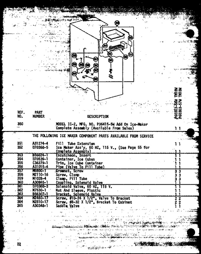 Diagram for TM18W (BOM: P6030357W)