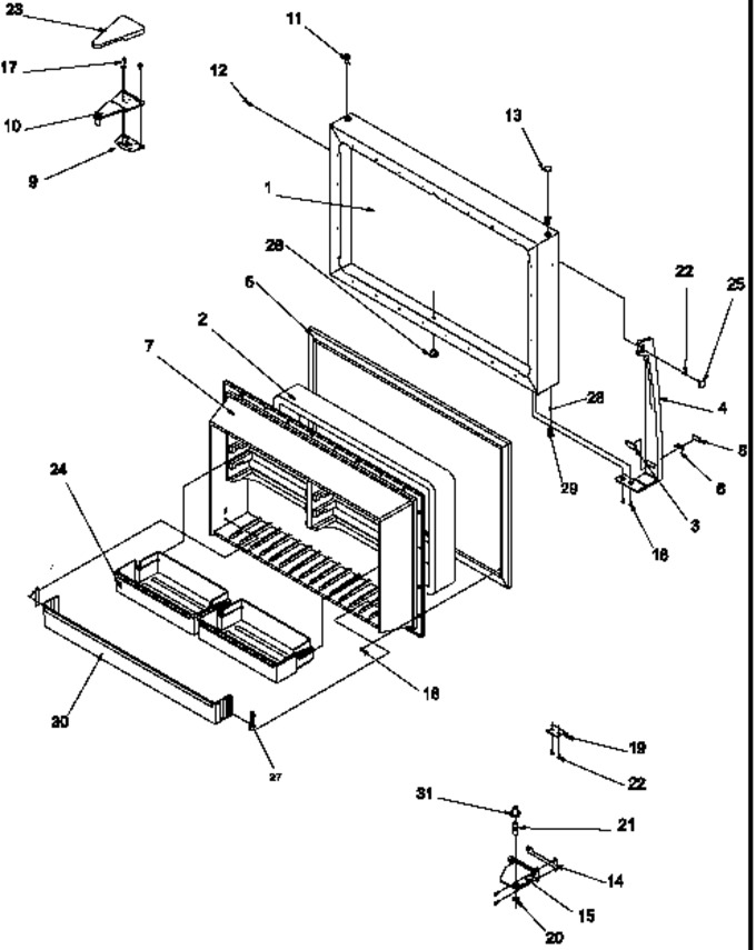 Diagram for TN22AL (BOM: P1300702W L)