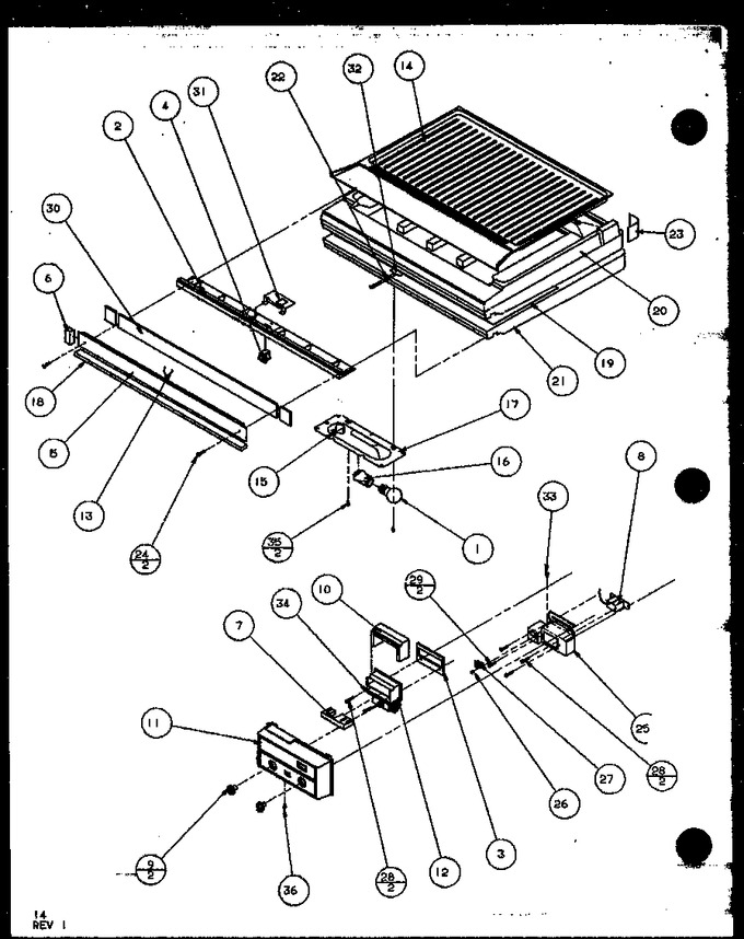 Diagram for TRG18QB2L (BOM: P1111312W L)