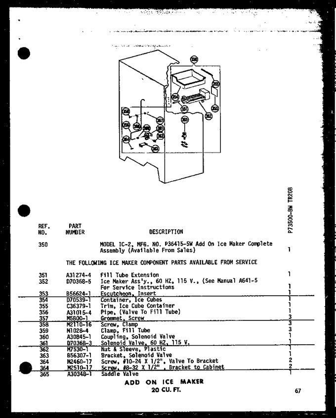 Diagram for TR20B (BOM: P7350008W)