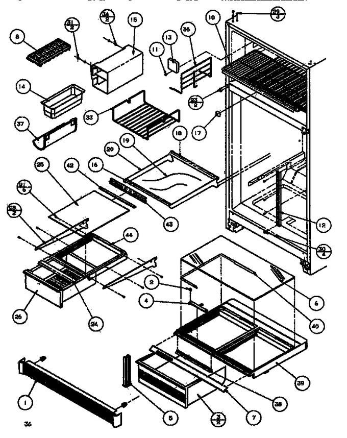 Diagram for TR520Q1 (BOM: P1135702W)