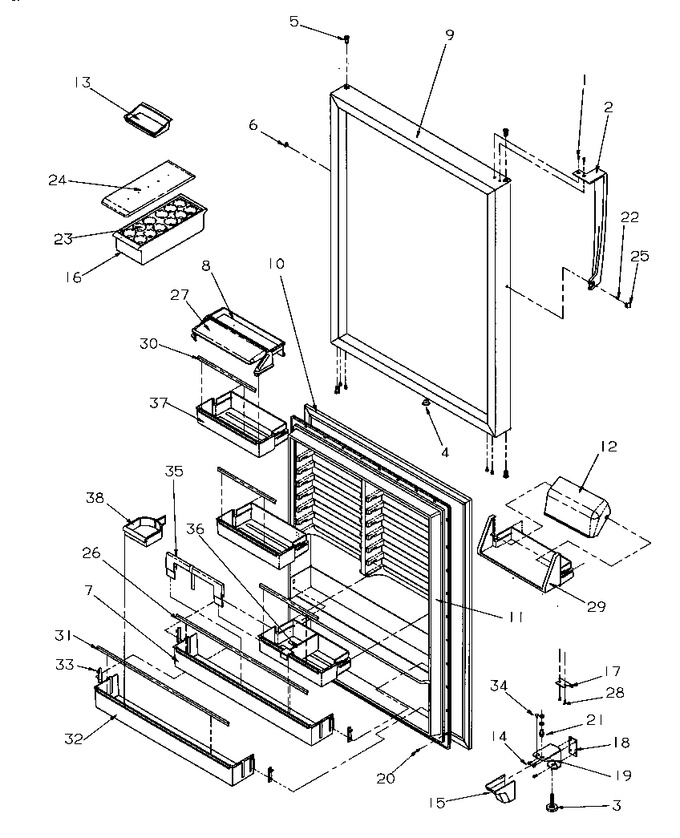 Diagram for TR522SW (BOM: P1182701W W)