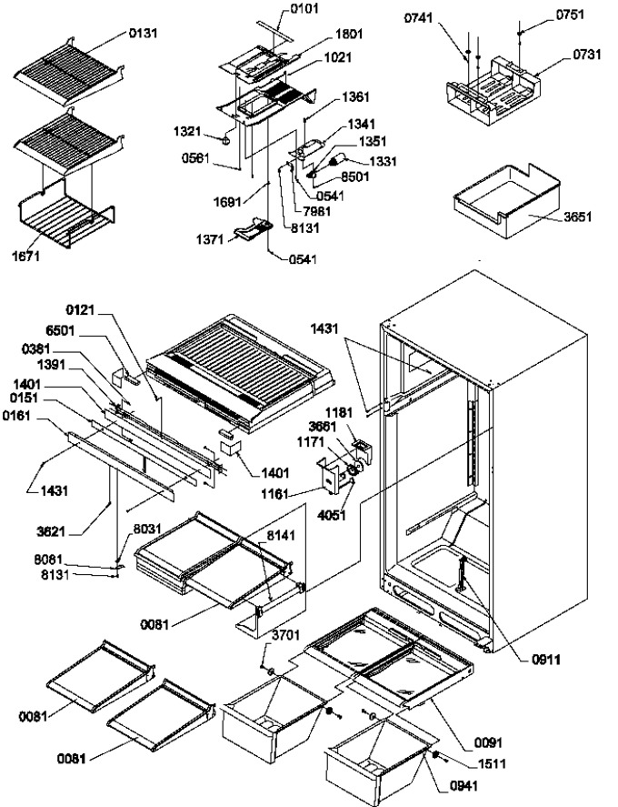 Diagram for TR522SL (BOM: P1182704W L)