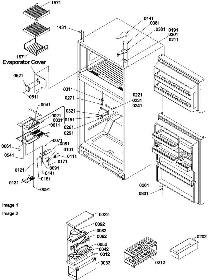 Diagram for TR525VW (BOM: P1322701W W)