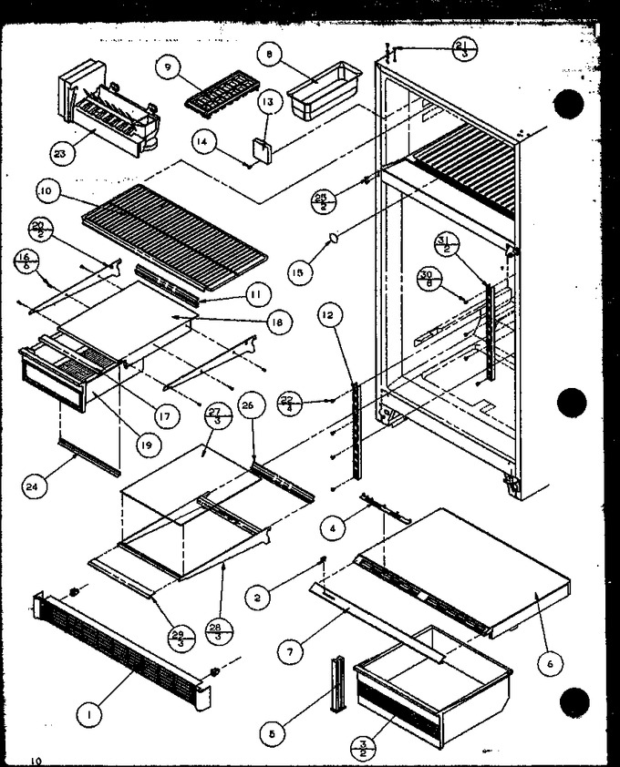 Diagram for TRGI18QBW (BOM: P1111314W W)