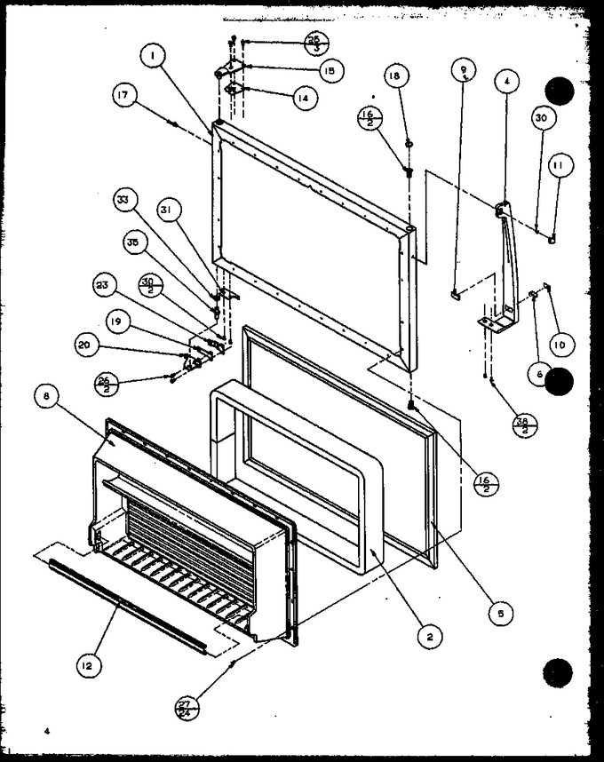 Diagram for TRG18QB3W (BOM: P1111315W W)