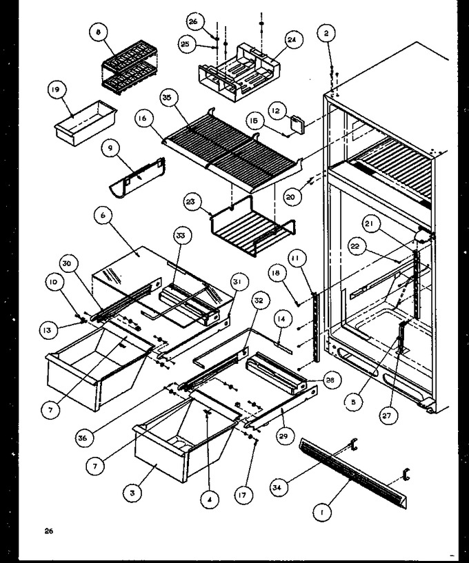 Diagram for TZ19RE (BOM: P1158503W E)