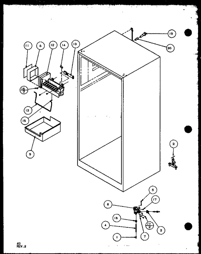 Diagram for TZI20QL (BOM: P1156204W L)