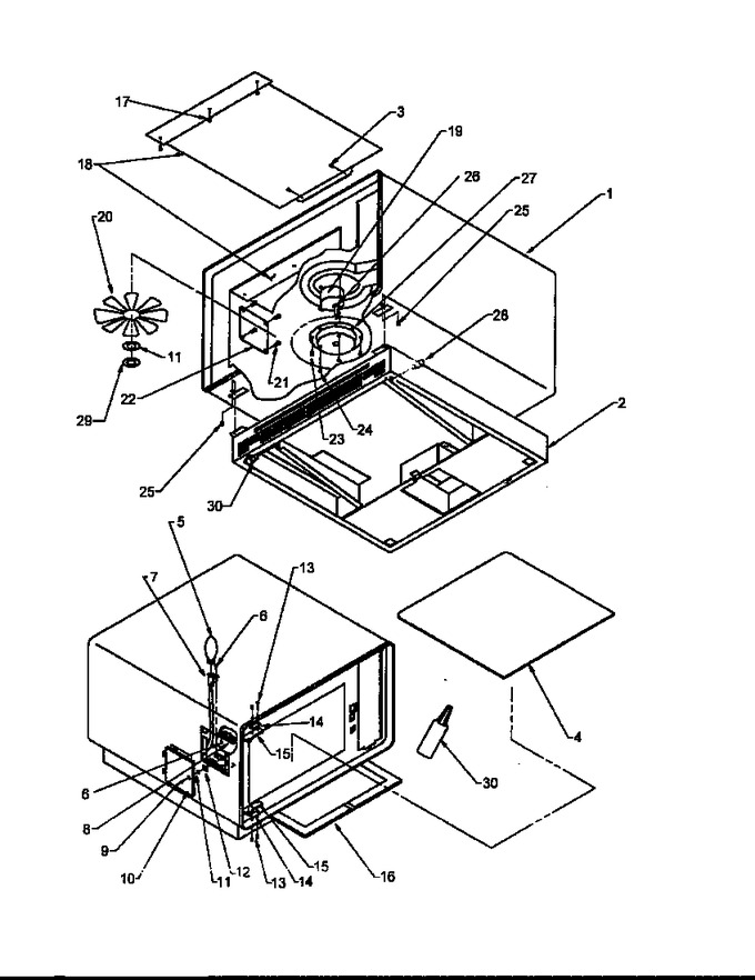 Diagram for U1600S (BOM: P4020008202)