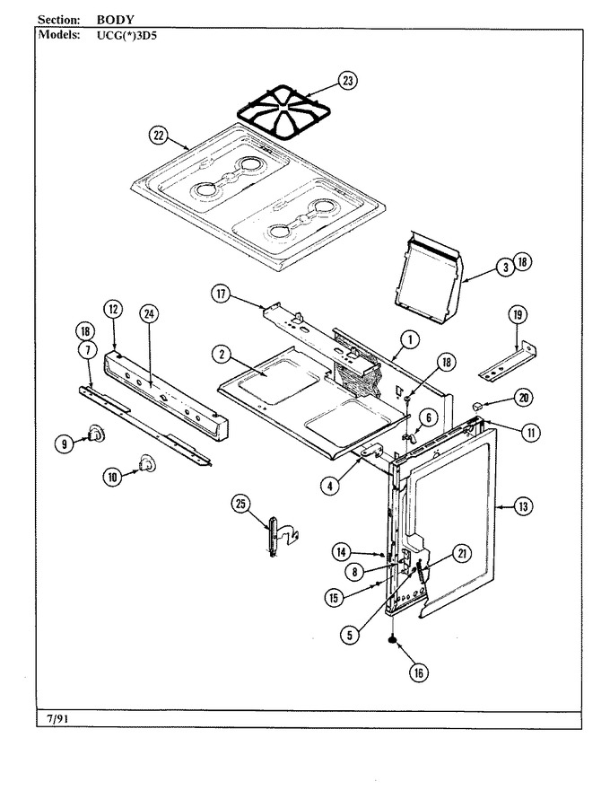 Diagram for UCGA3D5NW-AD