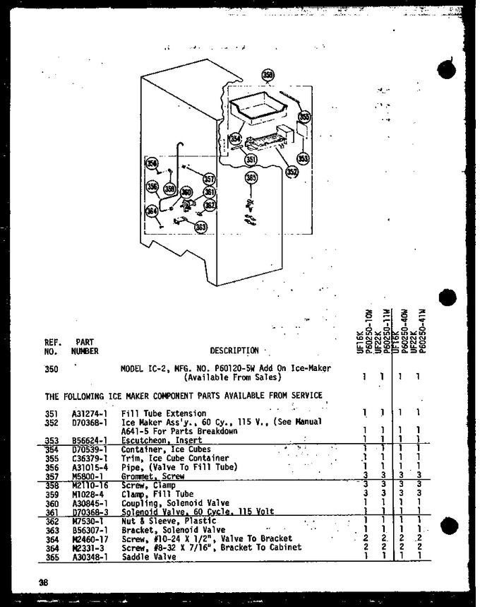 Diagram for UF16K-AG (BOM: P6025040W G)