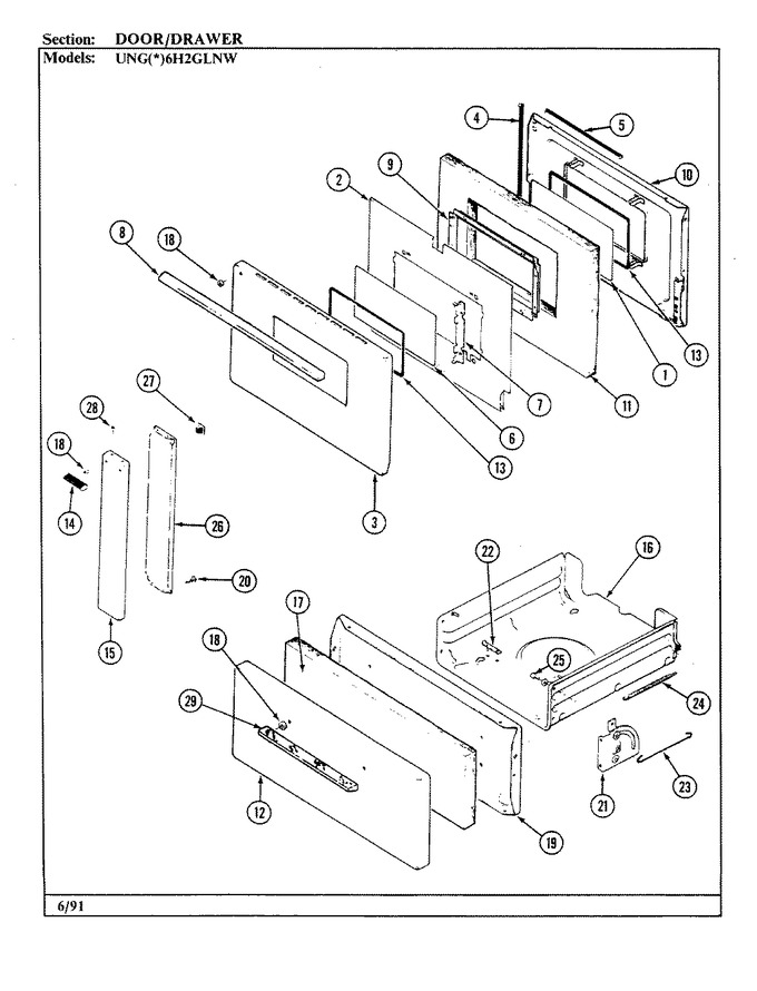 Diagram for UNGW6H2GLNW-AD