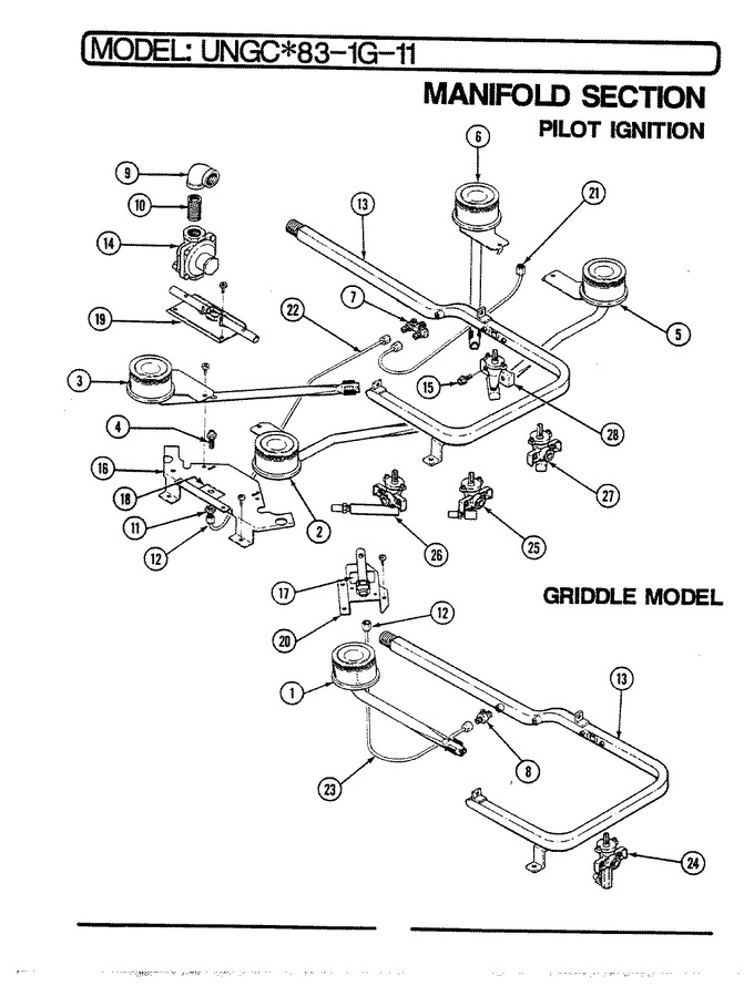 Diagram for UNGCW83-1G-11