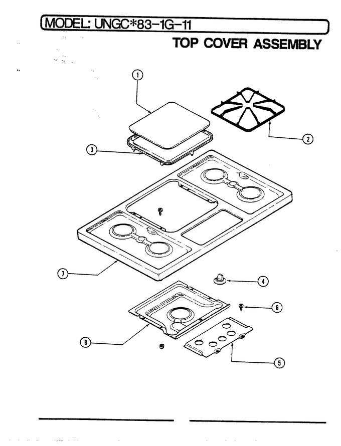 Diagram for UNGCW83-1G-11