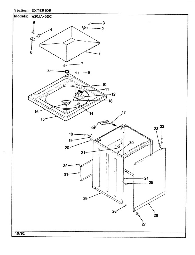 Diagram for W20JA5SC